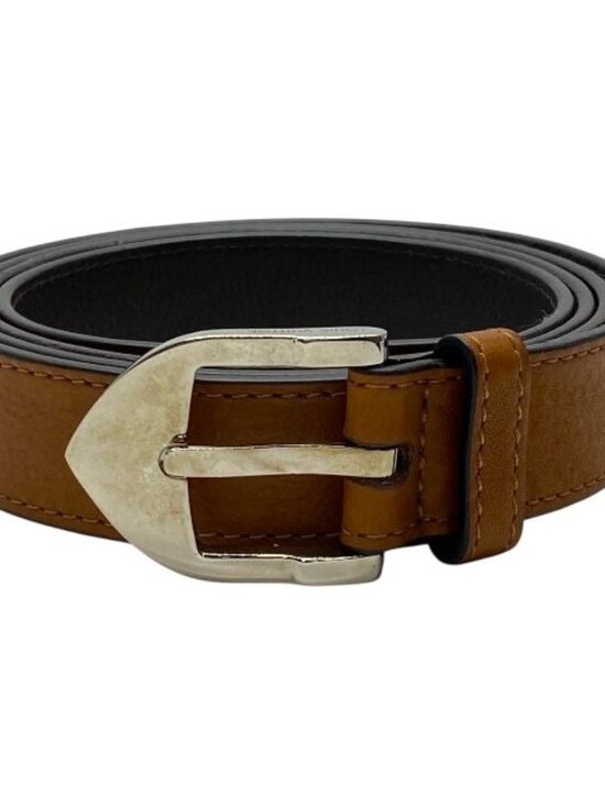 Louis Vuitton Mp021 Santure Belt Buckle Silver Leather Brown main image 7